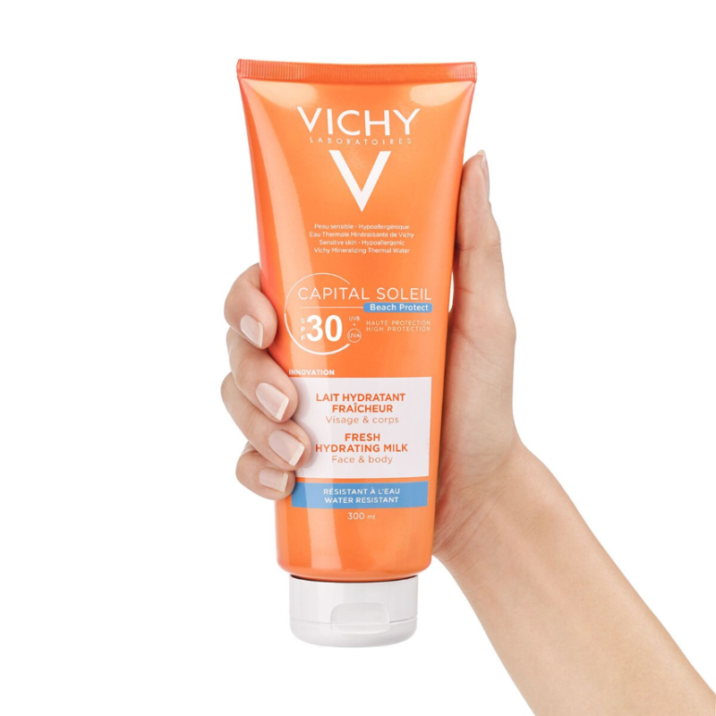 Vichy Capital Soleil Sun-Milk for Face and Body SPF 30 300ml - Image 2