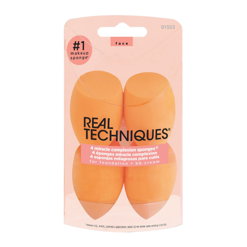 Real Techniques Miracle Complexion Sponge x 4 - Image 3