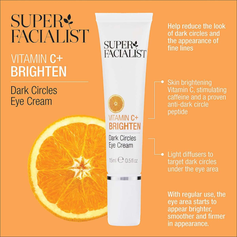 Super Facialist Vitamin C + Brighten Dark Circles Eye Cream 15ml - Image 5