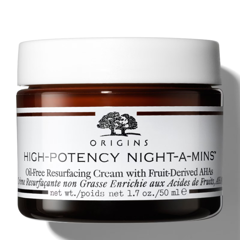 Origins High-Potency Night-a-Mins Oil-Free Resurfacing Cream with Fruit-Derived AHAs 50ml