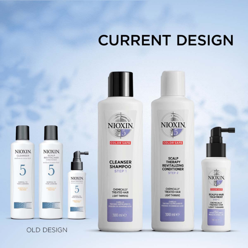 NIOXIN 3-part System Kit 5 for Chemically Treated Hair with Light Thinning - Image 4