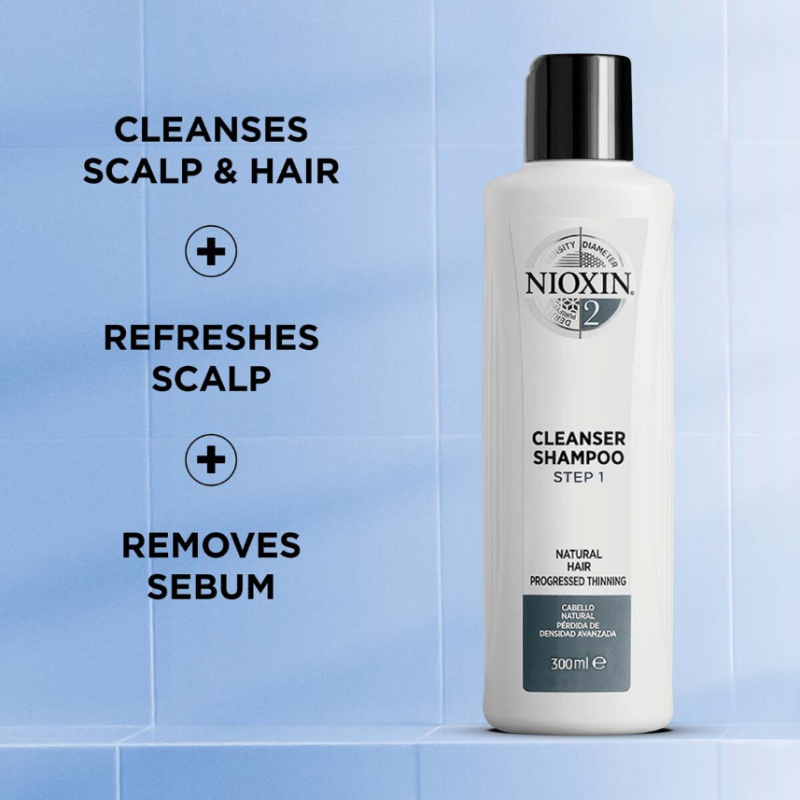 NIOXIN 3-part System 2 Cleanser Shampoo 300ml - Image 2