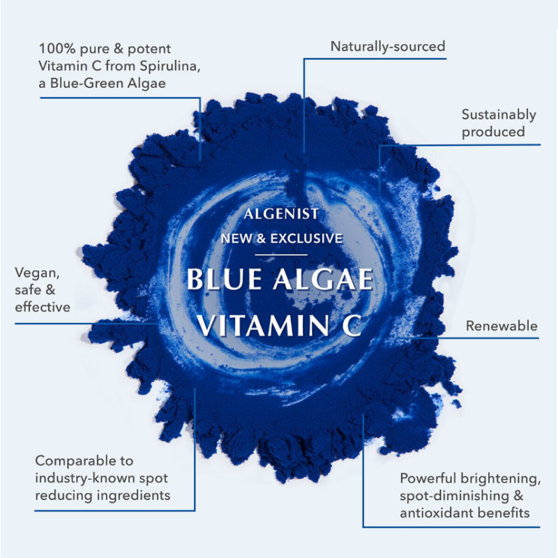 ALGENIST Blue Algae Vitamin C Dark Spot Correcting Peel 45ml - Image 4