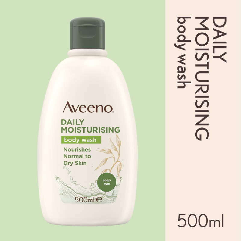 Aveeno Daily Moisturising Body Wash Normal to Dry Skin 500ml - Image 2