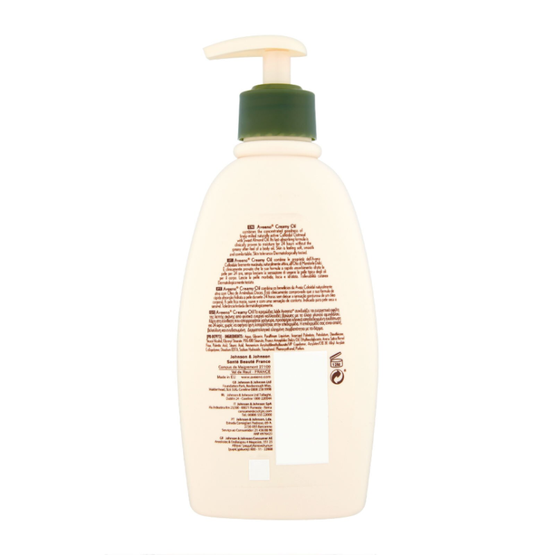 Aveeno Daily Moisturising Creamy Oil Normal to Dry Skin 300ml - Image 2