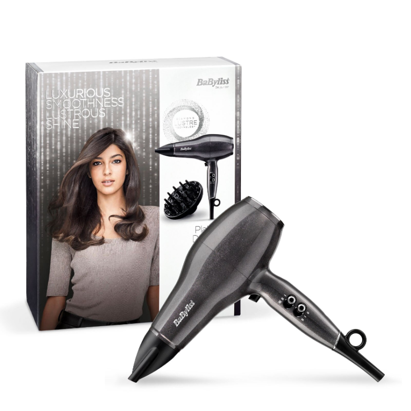 BaByliss Platinun Diamond 2300 AC Hairdryer - UK Plug - Image 2