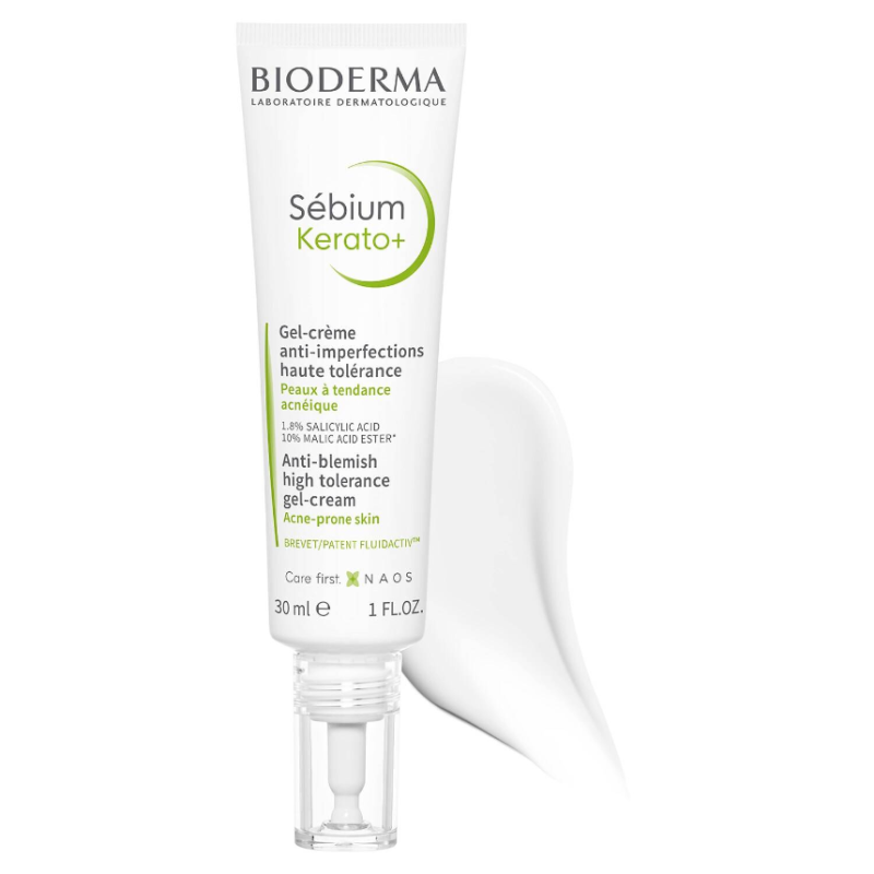 BIODERMA Sébium Kerato+ Anti-Blemish High Tolerance Gel-Cream 30ml - Image 4