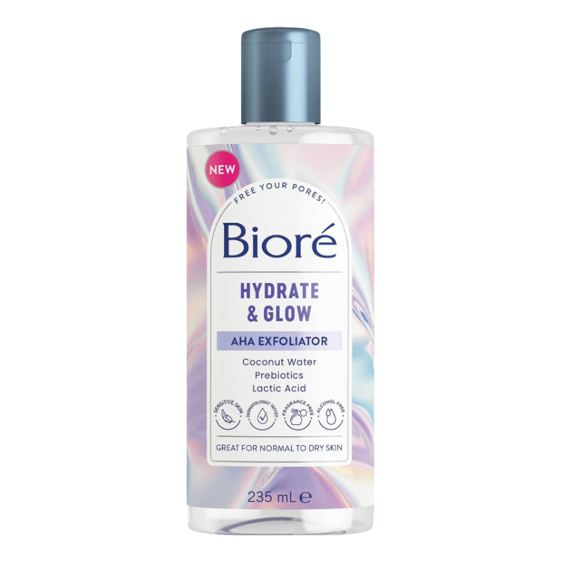 BIORE Hydrate & Glow Exfoliating Toner 235ml