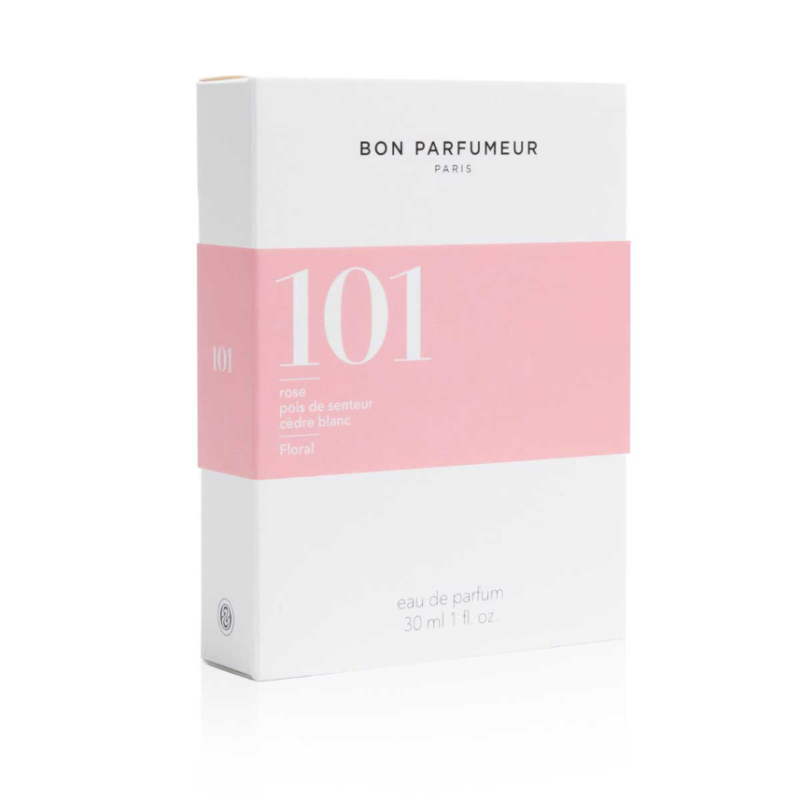 Bon Parfumeur 101 Rose Sweet Pea White Cedar Eau de Parfum 30ml - Image 2