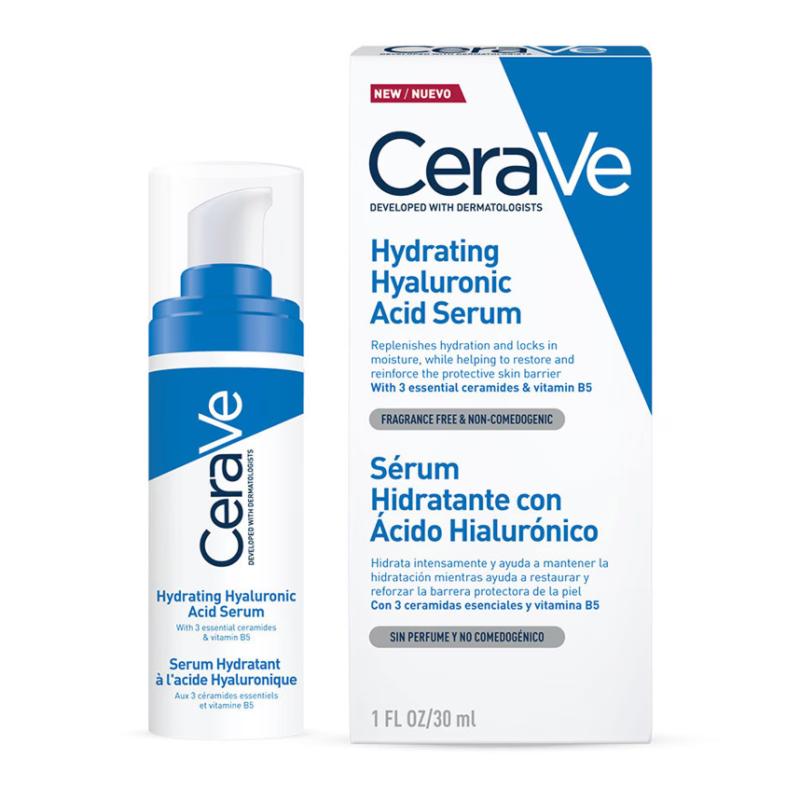 CeraVe Hydrating Hyaluronic Acid Serum All Skin Types 30ml - Image 2