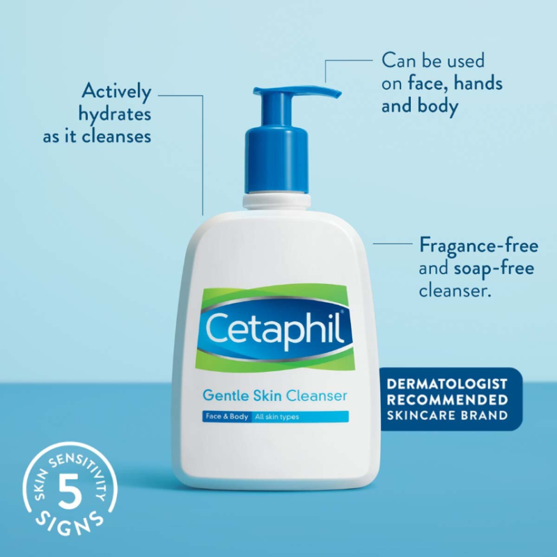 Cetaphil Gentle Skin Cleanser 473ml - Image 2