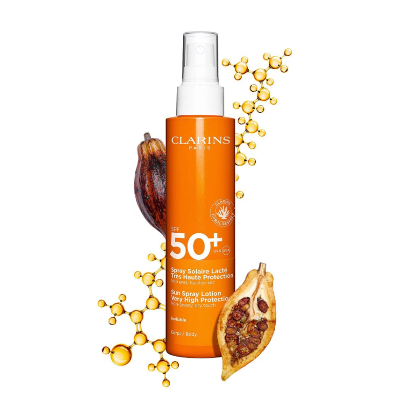 CLARINS Sun Spray Lotion Very High Protection SPF50 150ml - Image 3