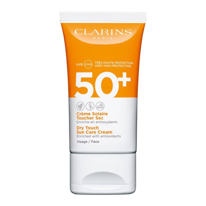Clarins Dry Touch Sun Care Cream for Face SPF50+ 50ml