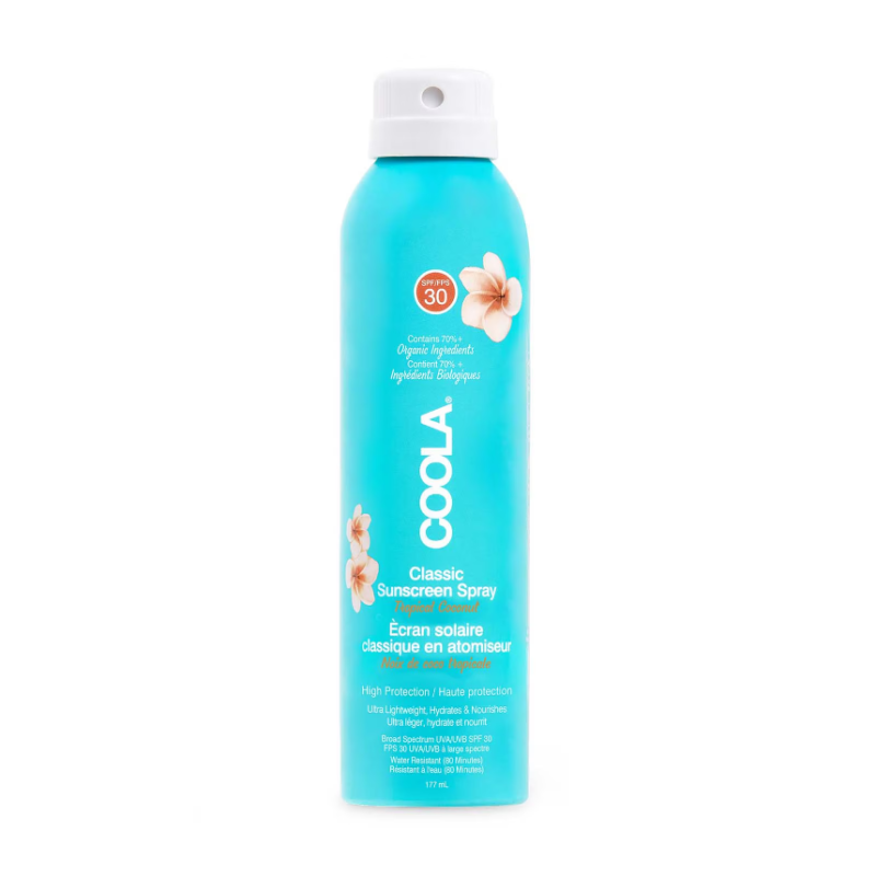 COOLA Classic SPF30 Body Spray Tropical Coconut 177ml