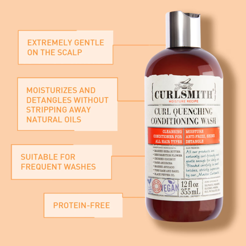 Curlsmith Curl Quenching Conditioning Wash 355ml - Image 4