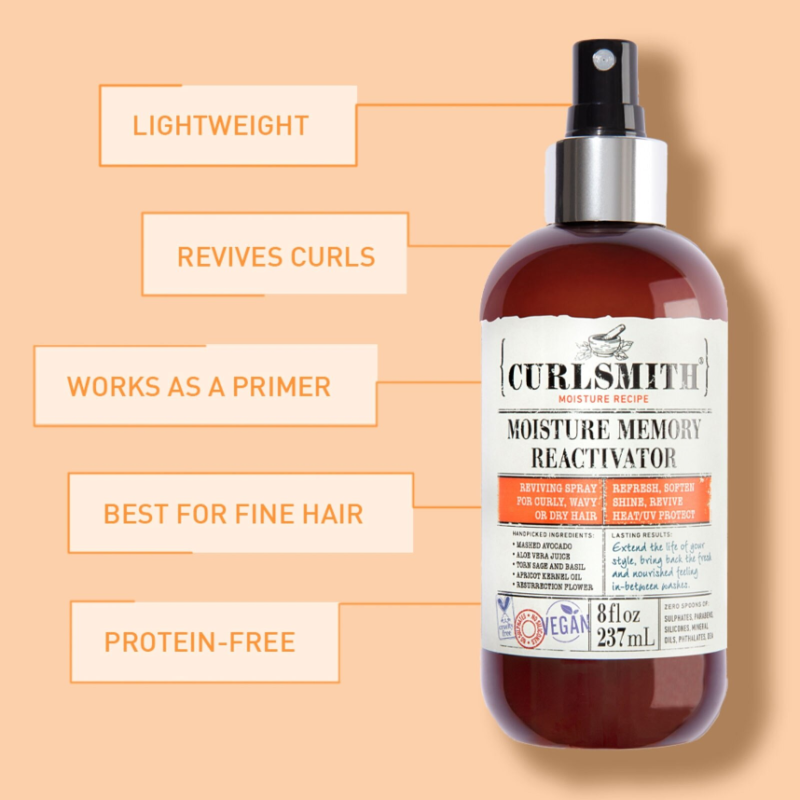 Curlsmith Moisture Memory Reactivator 237ml - Image 3