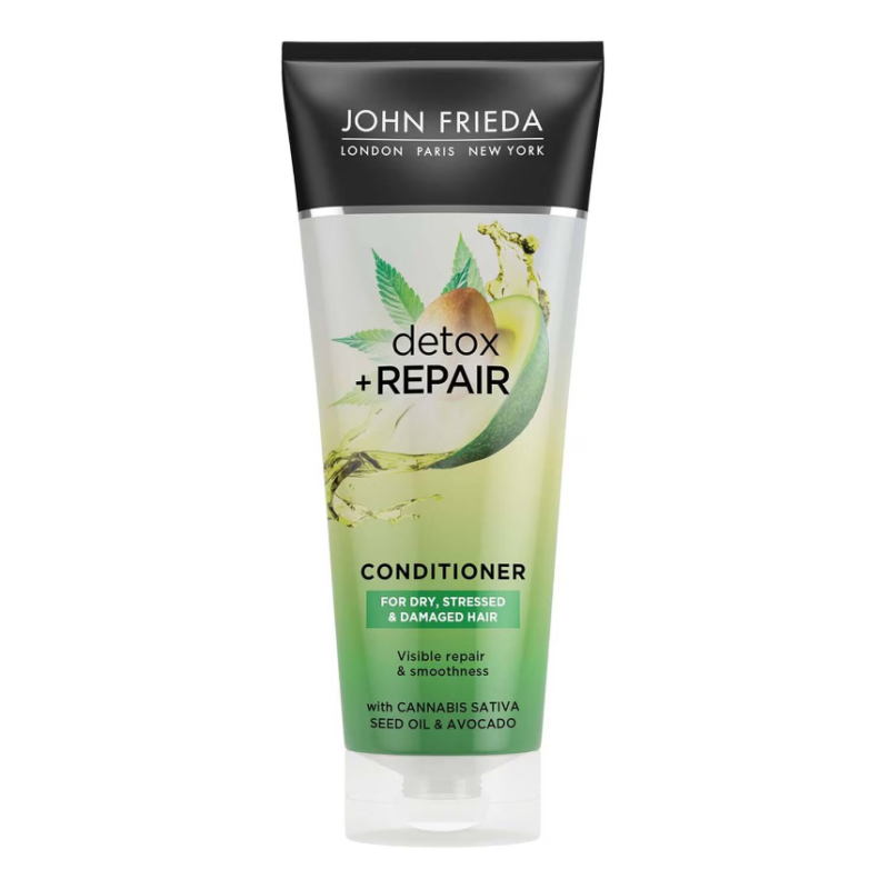 John Frieda Detox and Repair Conditioner For Dry Stressed & Damaged Hair 250ml