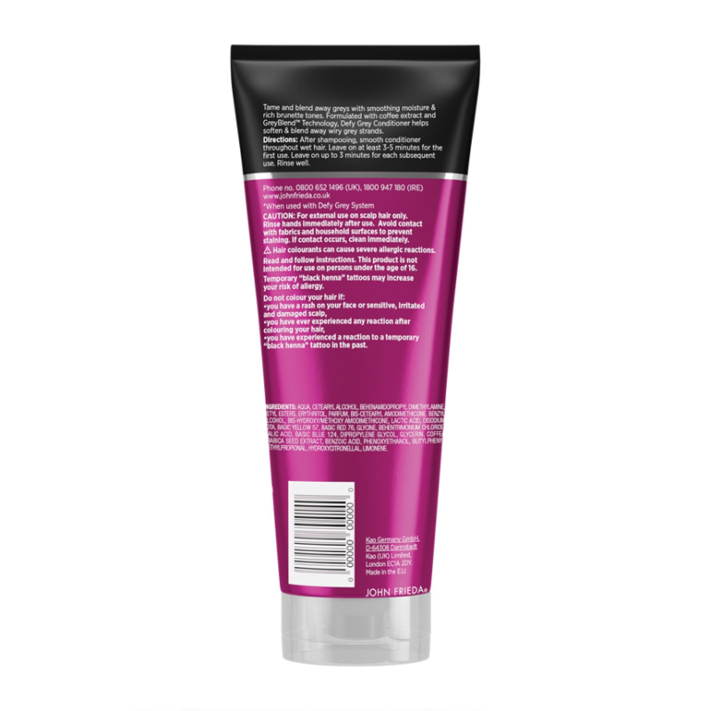 John Frieda Defy Grey Brunette Blending Conditioner 250ml - Image 2