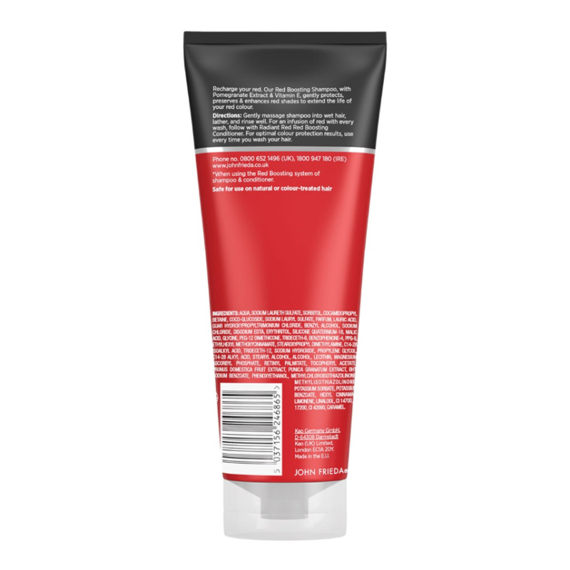 John Frieda Radiant Red Boosting Shampoo 250ml - Image 2