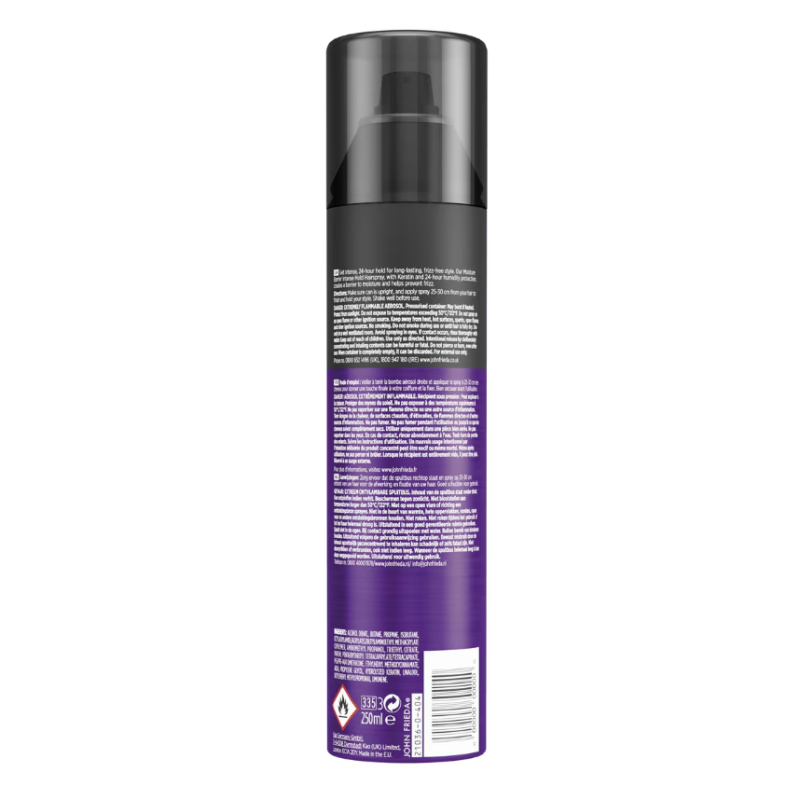 John Frieda Frizz-Ease Moisture Barrier Intense Hold Hairspray 250ml - Image 2