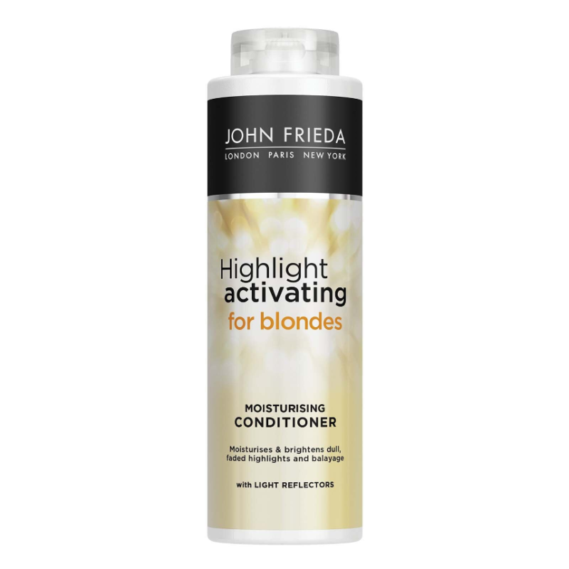 John Frieda Sheer Blonde Highlight Activating Moisturising Conditioner for Lighter Blondes 500ml