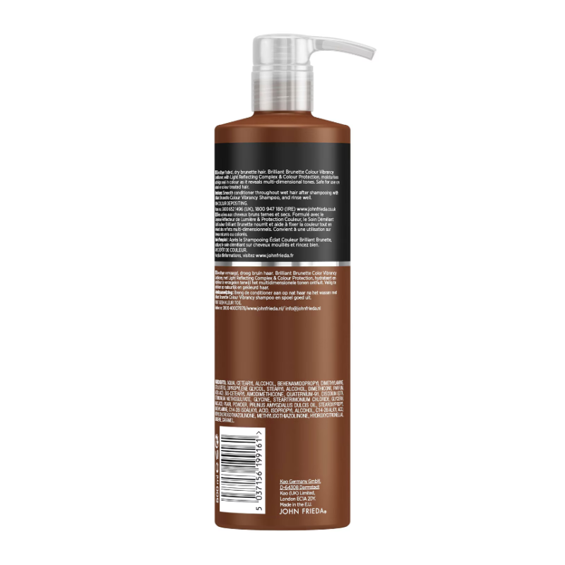 John Frieda Brilliant Brunette Colour Protecting Conditioner 500ml - Image 2