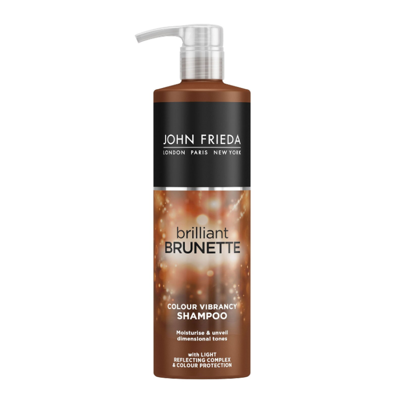 John Frieda Brilliant Brunette Colour Protecting Shampoo 500ml