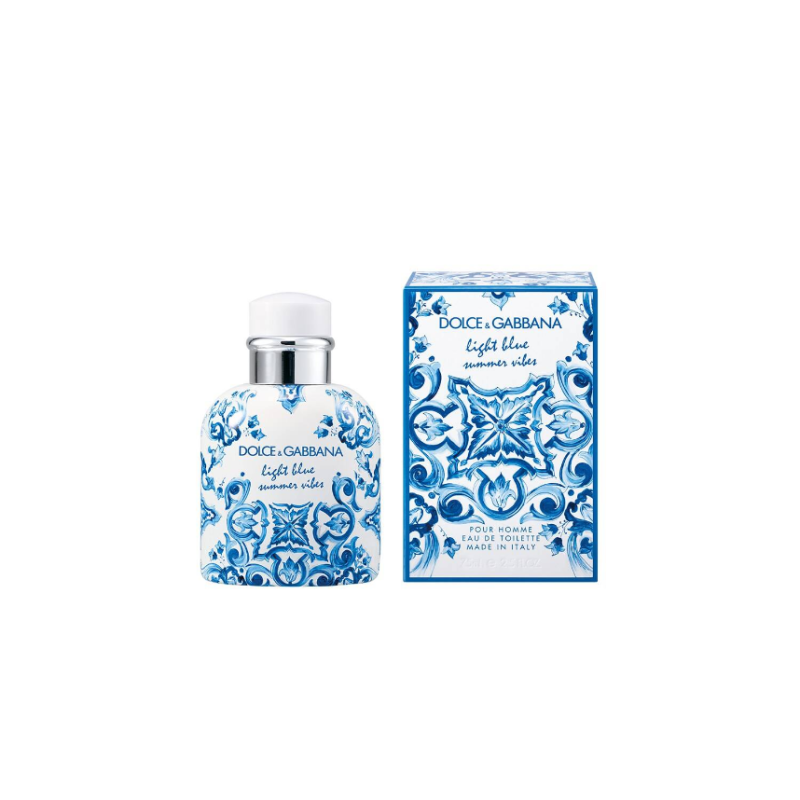 DOLCE & GABBANA Light Blue Pour Homme Summer Vibes Eau de Toilette 75ml - Image 2