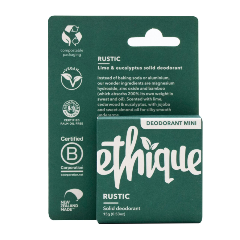 Ethique Rustic Solid Deodorant Mini 15g - Image 2