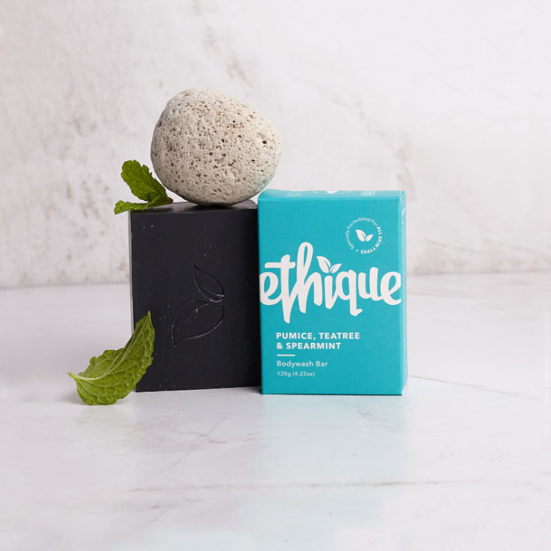 Ethique Pumice, Tea Tree & Spearmint Bodywash 120g - Image 3