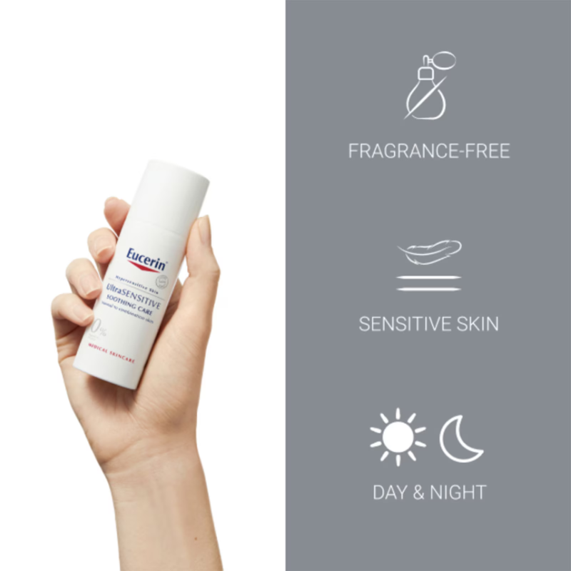 Eucerin UltraSensitive Soothing Care (Normal to Combination Skin) 50ml - Image 2