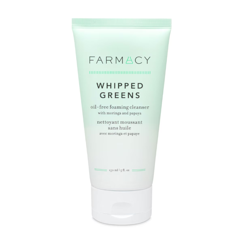 Farmacy Beauty Whipped Greens Oil-Free Foaming Cleanser With Moringa And Papaya 150ml - Image 2