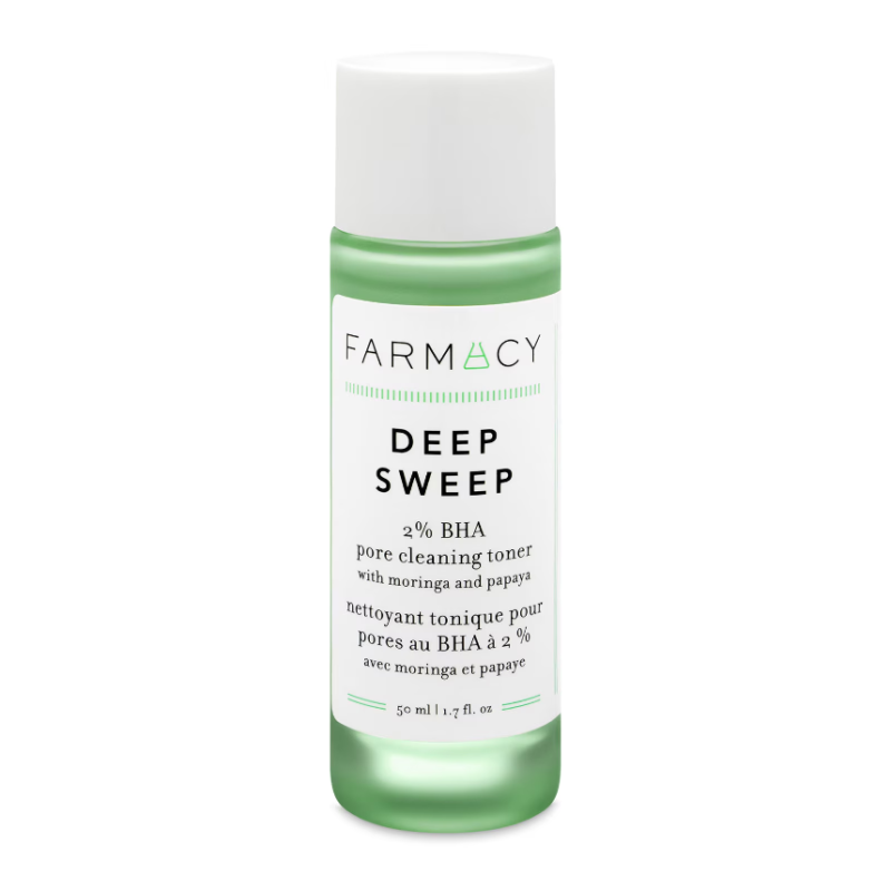 Farmacy Beauty Deep Sweep 2% BHA Pore Cleaning Toner with Moringa + Papaya 50ml - Image 5