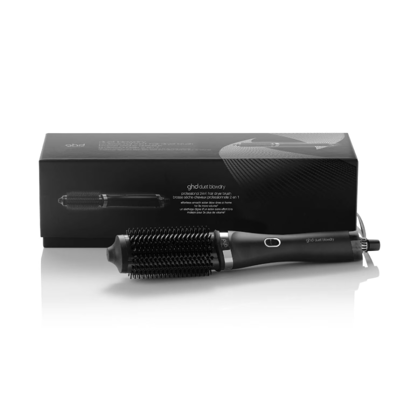 GHD Duet Blowdry 2-in-1 Hair Dryer Brush White - Image 4