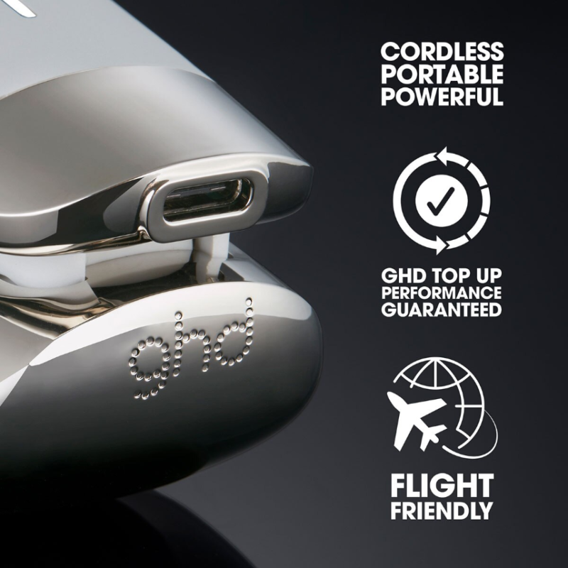 ghd Unplugged Cordless Styler White - USB Connector and Plug - Image 3