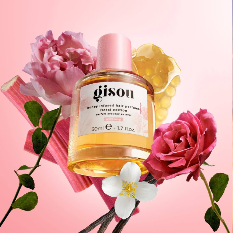 GISOU Honey Infused Hair Perfume Floral Edition - Wild Rose 50ml - Image 3