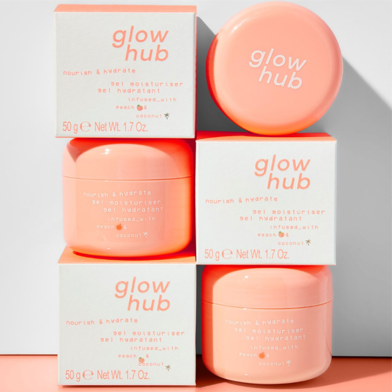 Glow Hub nourish & hydrate gel moisturiser 50g - Image 3