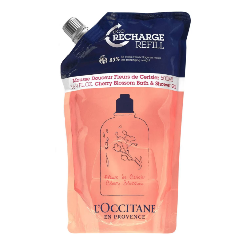 L'OCCITANE Cherry Blossom Shower Gel Refill 500ml