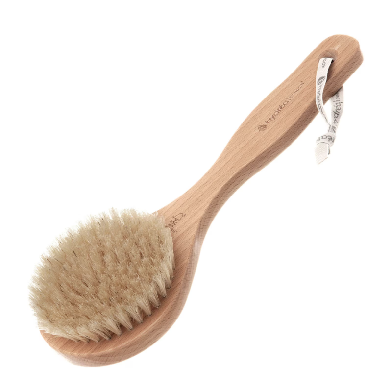 Hydréa London Classic Short Body Brush With Natural Hog Bristles - Medium Strength