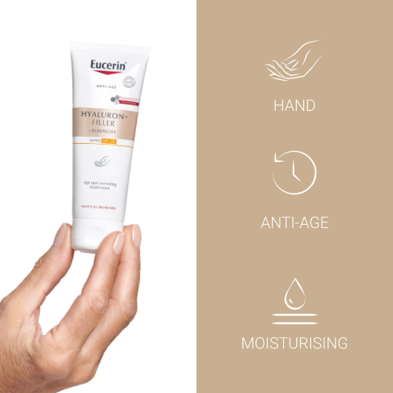 Eucerin Hyaluron-Filler + Elasticity Age Spot Correcting Hand Cream SPF 30 75ml - Image 3