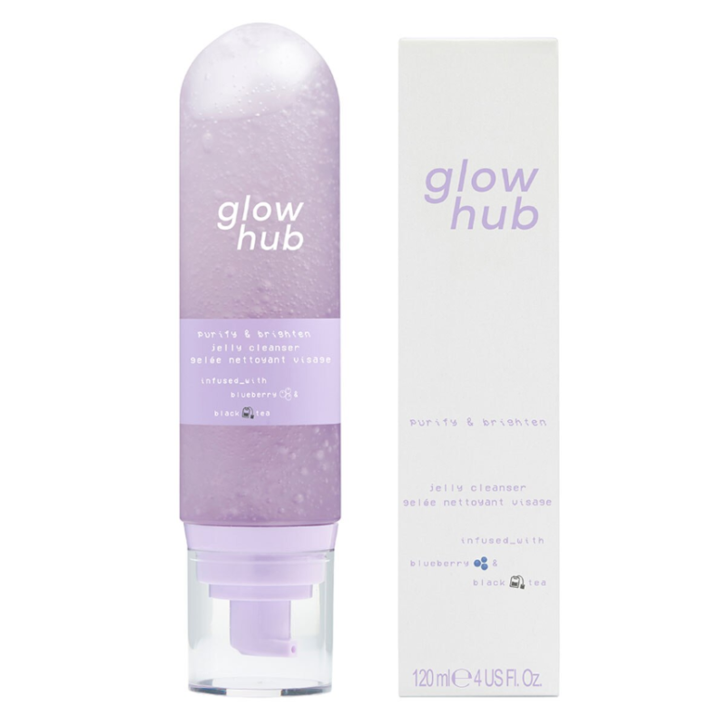 Glow Hub purify & brighten jelly cleanser 120ml - Image 2