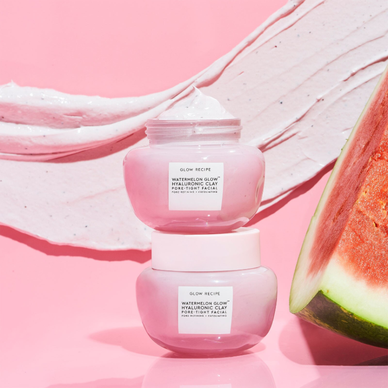 Glow Recipe Watermelon Glow Hyaluronic Clay Pore-Tight Facial 60ml - Image 2