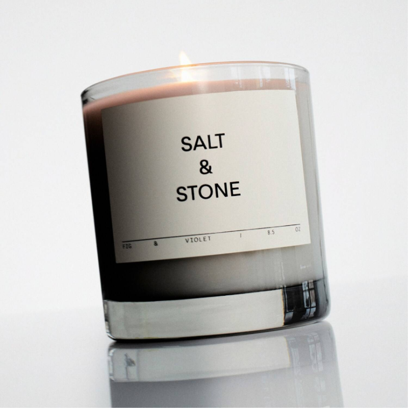 SALT AND STONE Fig & Violet Candle 240g - Image 2