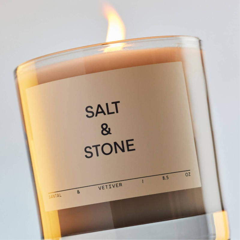 SALT AND STONE Fig & Violet Candle 240g - Image 3