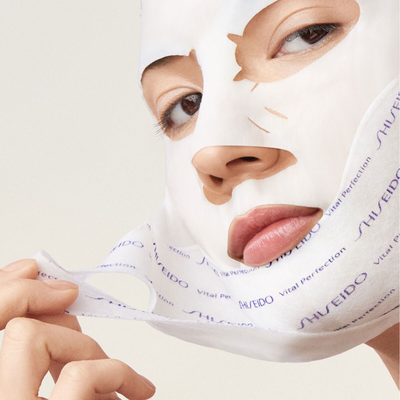 Shiseido Vital Perfection LiftDefine Radiance Face Mask x 6 - Image 2