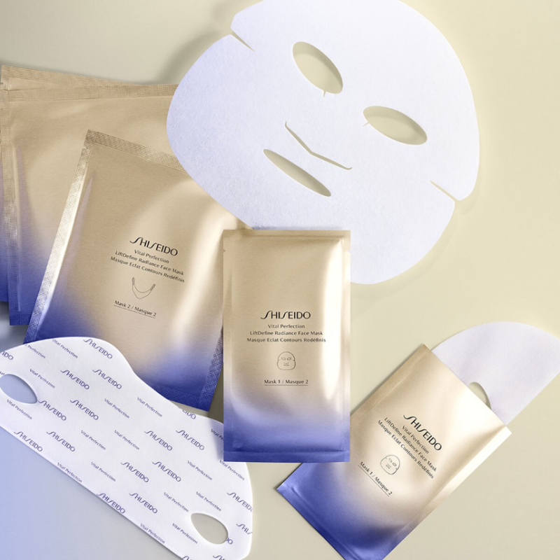 Shiseido Vital Perfection LiftDefine Radiance Face Mask x 6 - Image 4