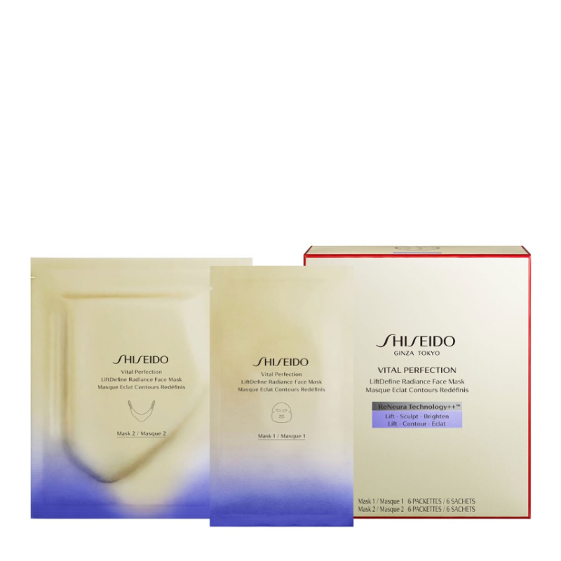 Shiseido Vital Perfection LiftDefine Radiance Face Mask x 6 - Image 5