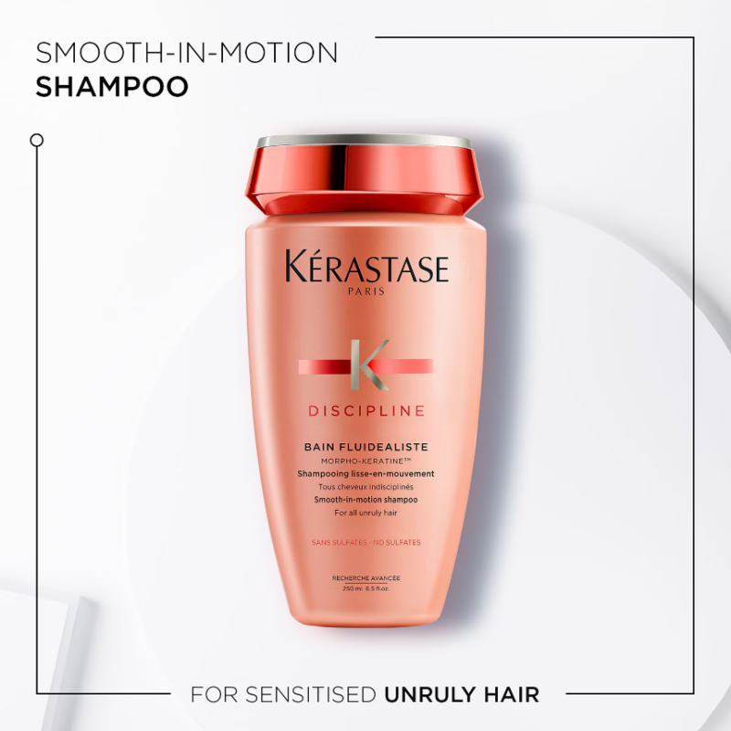 Kérastase Discipline Gentle Shampoo for smooth and frizz-free hair 250ml - Image 2