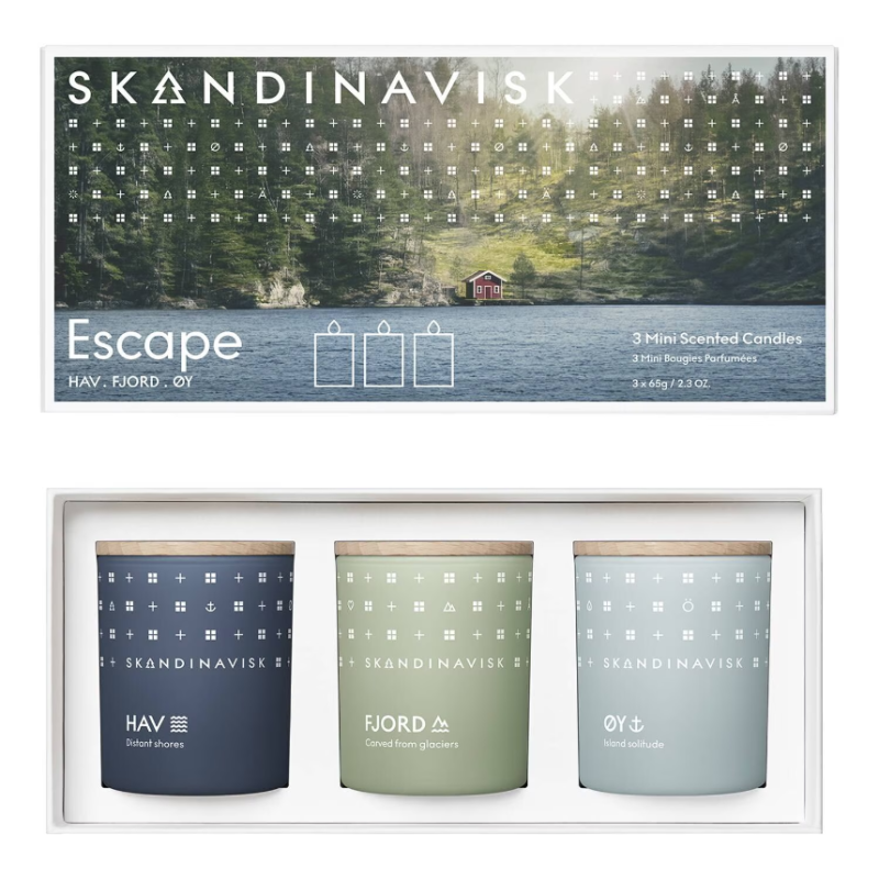 SKANDINAVISK ESCAPE Candle Giftset