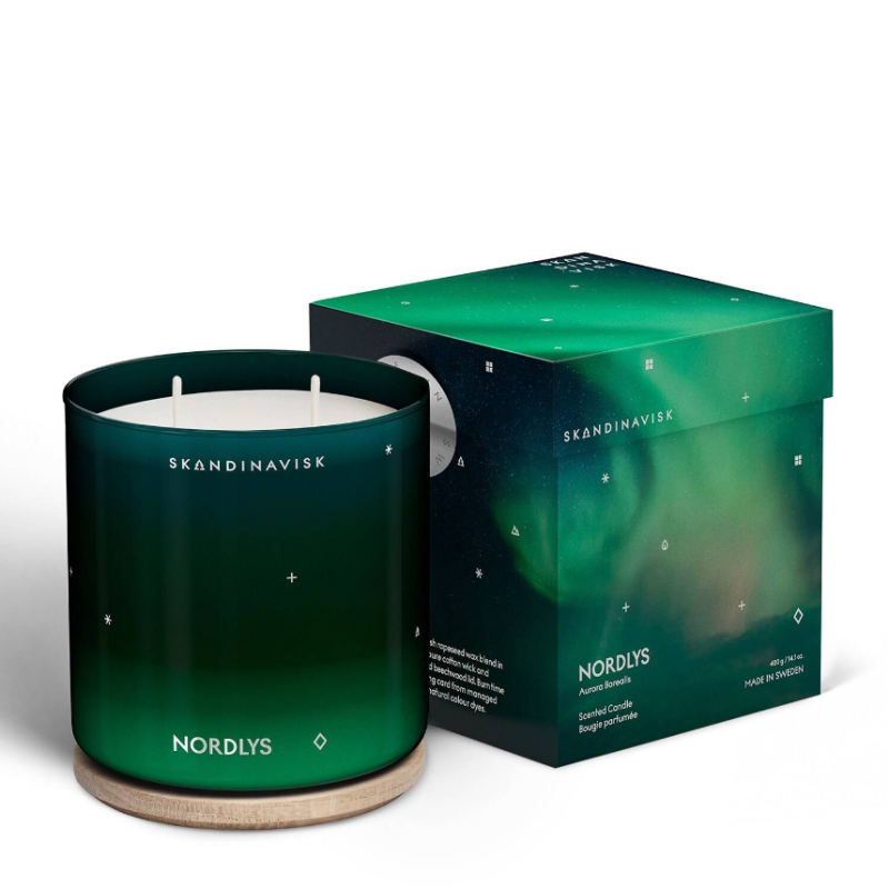 SKANDINAVISK NORDLYS Scented Candle 400g - Image 2